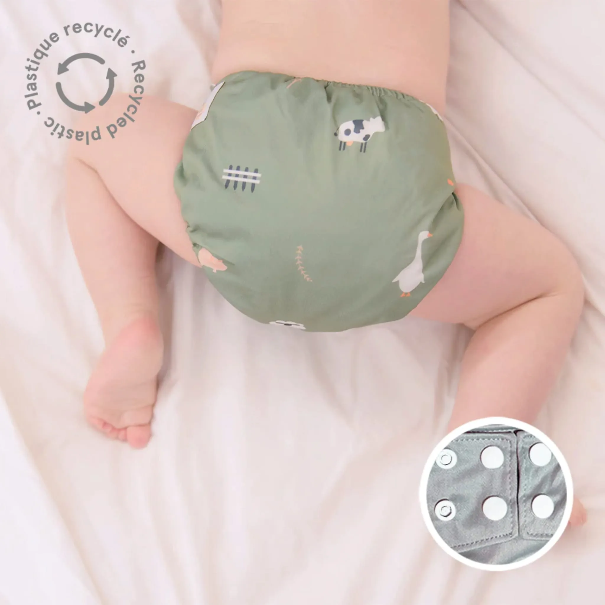 La Petite Ourse Couche Lavable 10-35lb - Ferme