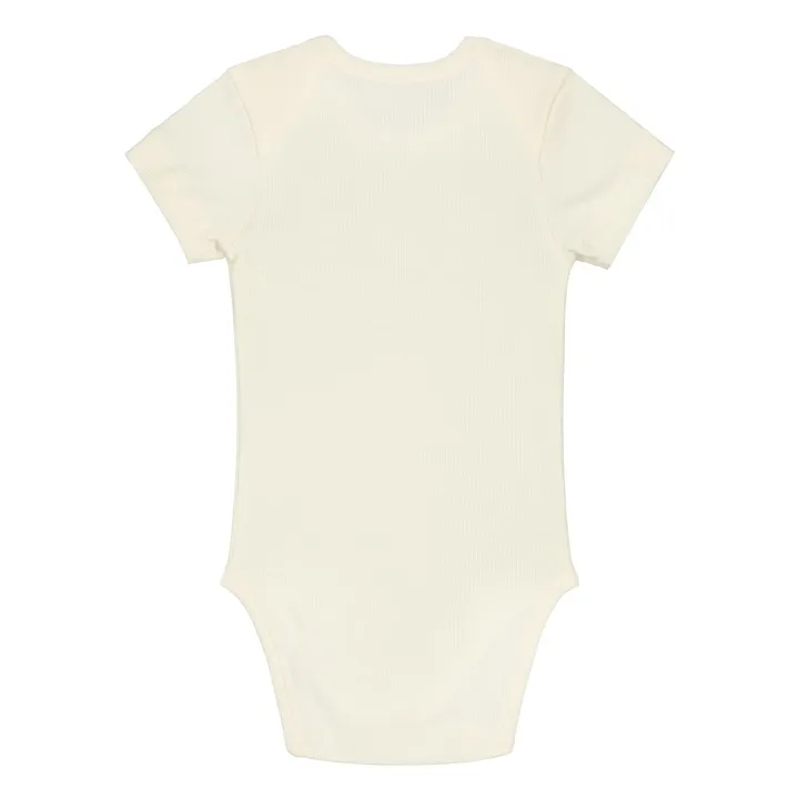 Gray Label Body Manches Courtes Coton Bio | Blanc cassé
