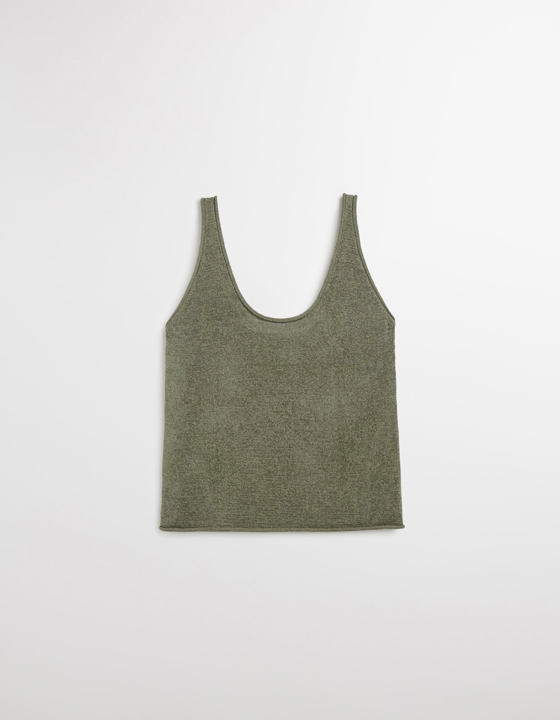 Top de Malha, Mulher, Verde Claro