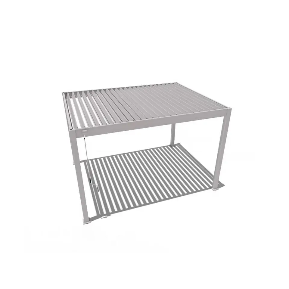 Orion Deluxe terrasoverkapping 300 x 400 cm lichtgrijs