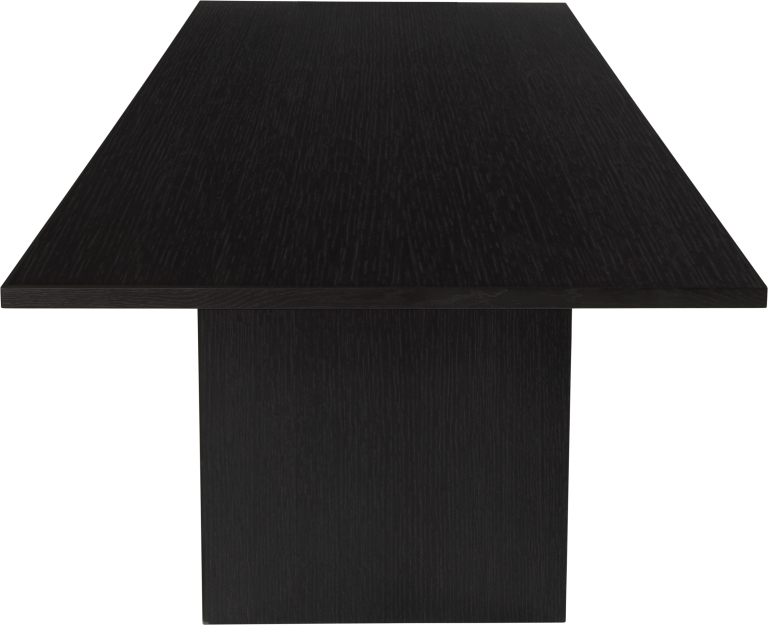 Gubi Private dining eettafel 320x100 brown/black ash