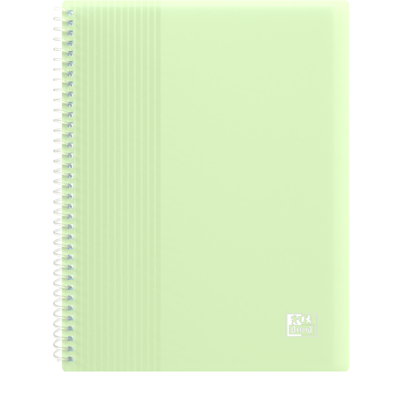 Protege-Docs Spiral Oxford School Life A5 40 Poch PP Opaque Assorti Pastel Pav