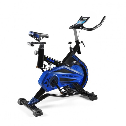 Bicicleta de spinning Ecode Shark com volante de 20 kg