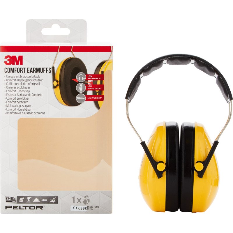 Casque antibruit pliable 3M Peltor Optime H510A - 27 dB
