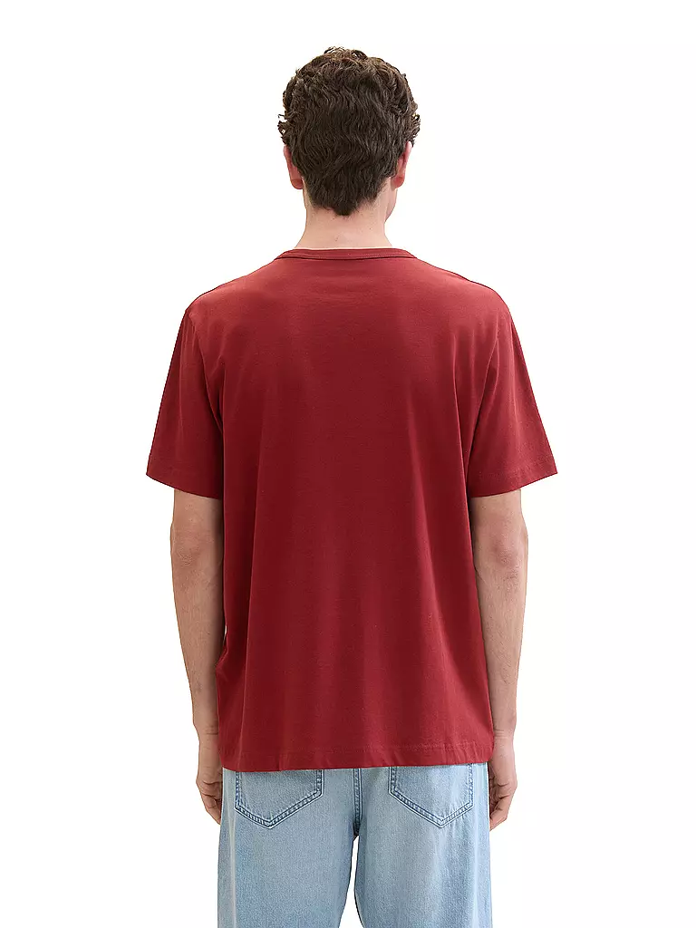 TOM TAILOR T-Shirt  dunkelrot