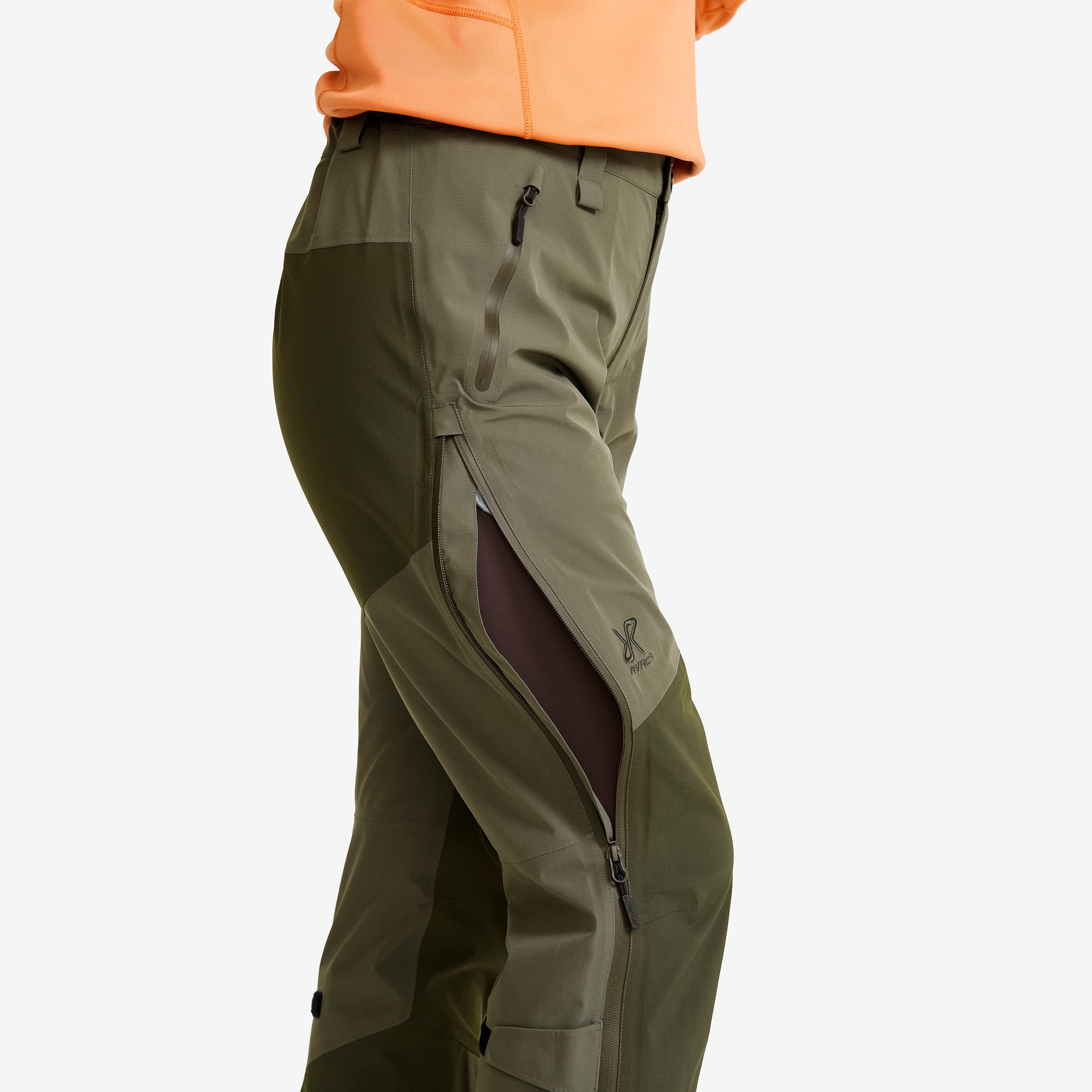 Aries Pro 3L Shell Pants Dame Grape Leaf/Forest Night