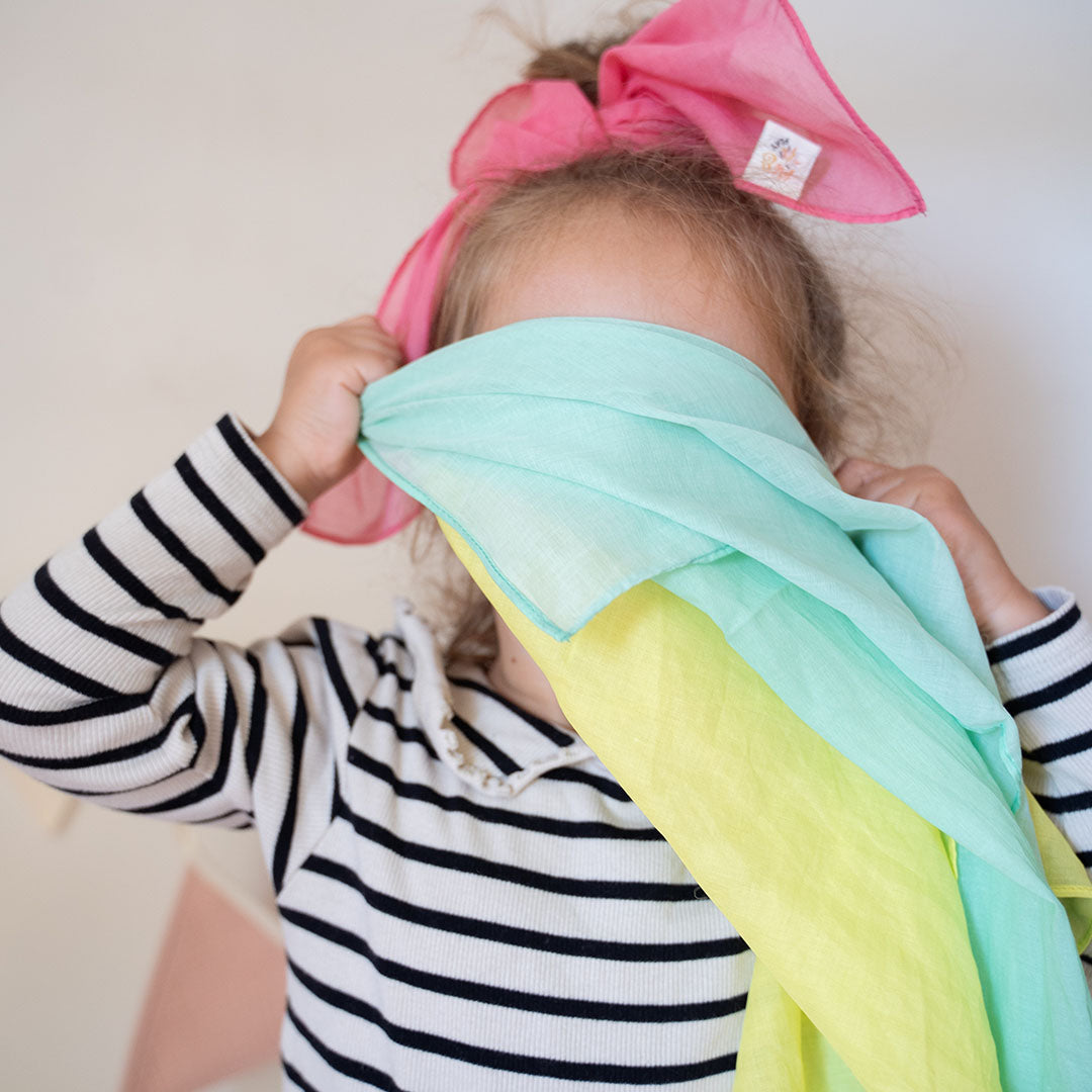 pit and play speeldoek pastel - mint - 48x48 cm