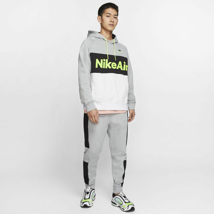 Nike Air Fleece Haettetroje Grå