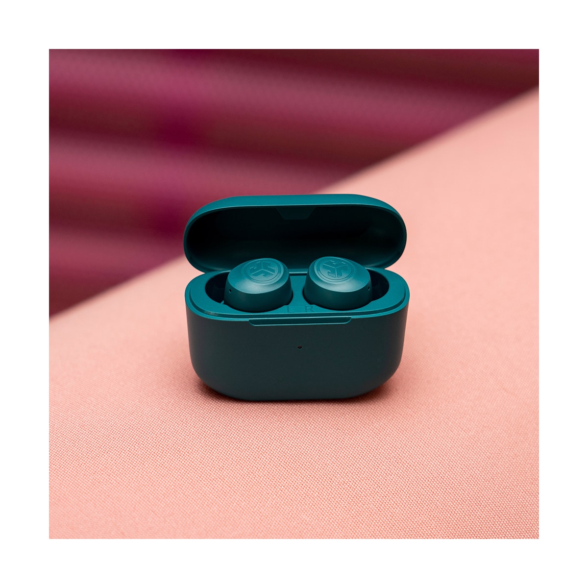 JLab Go Air Pop helt trådløse in-ear hodetelefoner (blågrønn)
