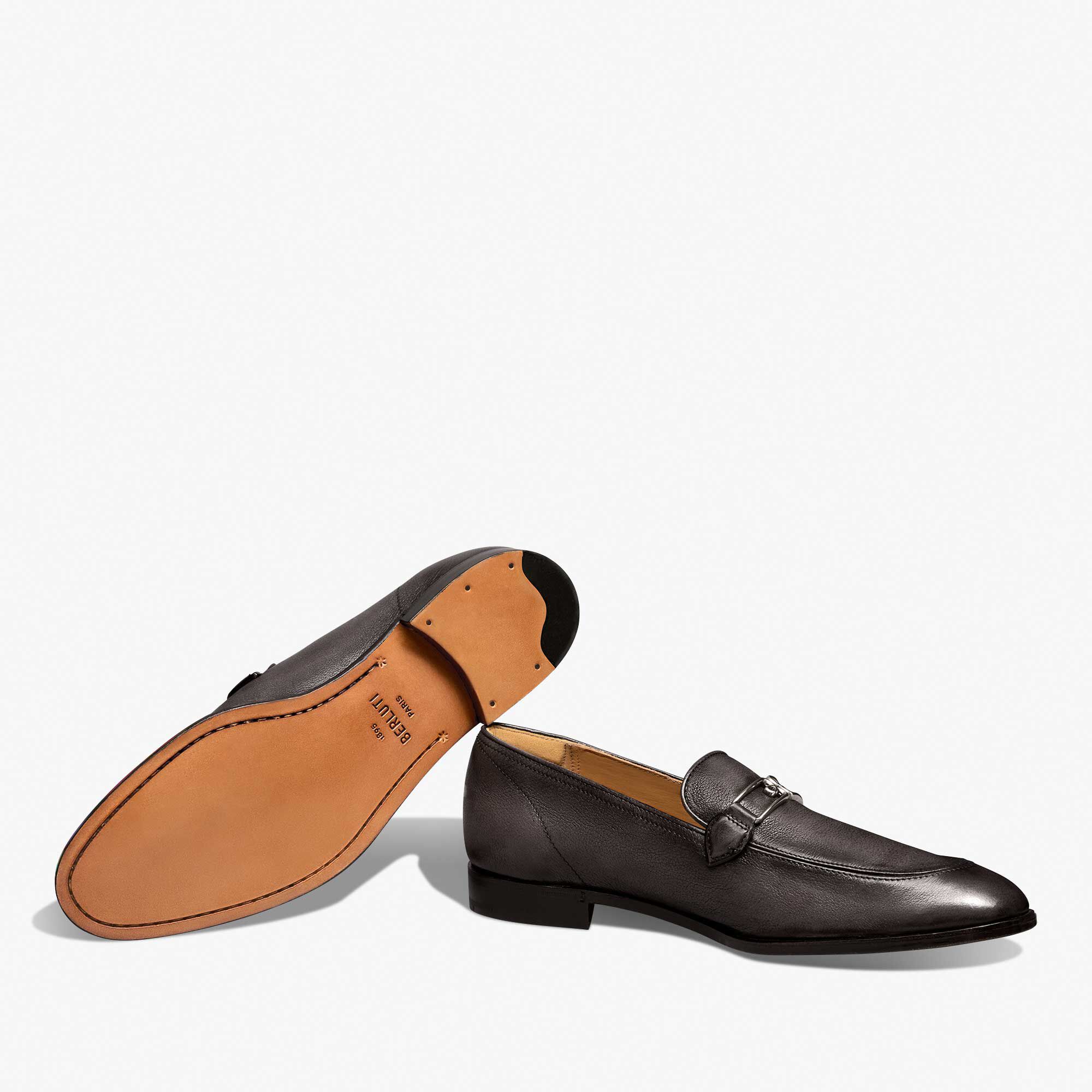 Mocassin B Volute En Cuir