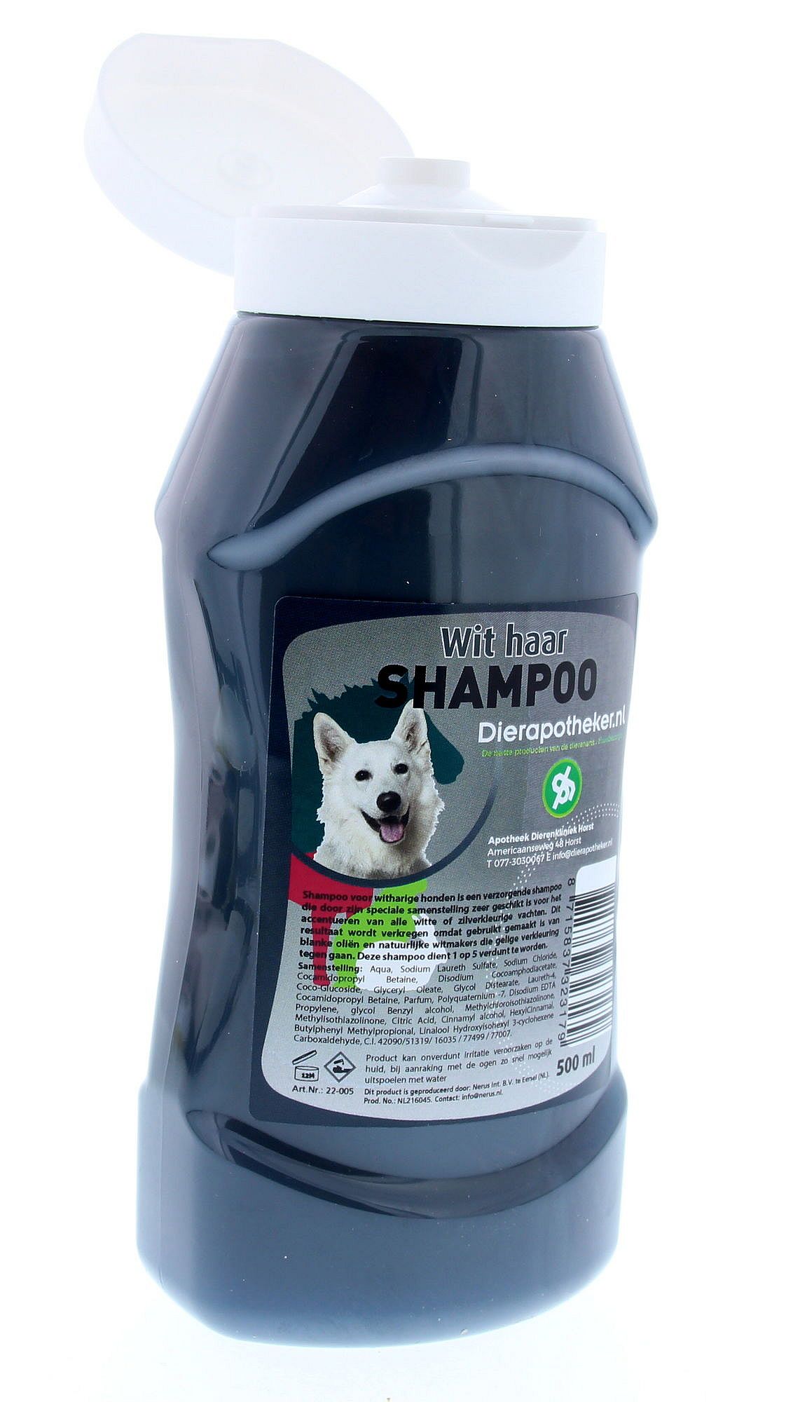 Shampoo Witharige Honden Dierapotheker.nl 250 ml