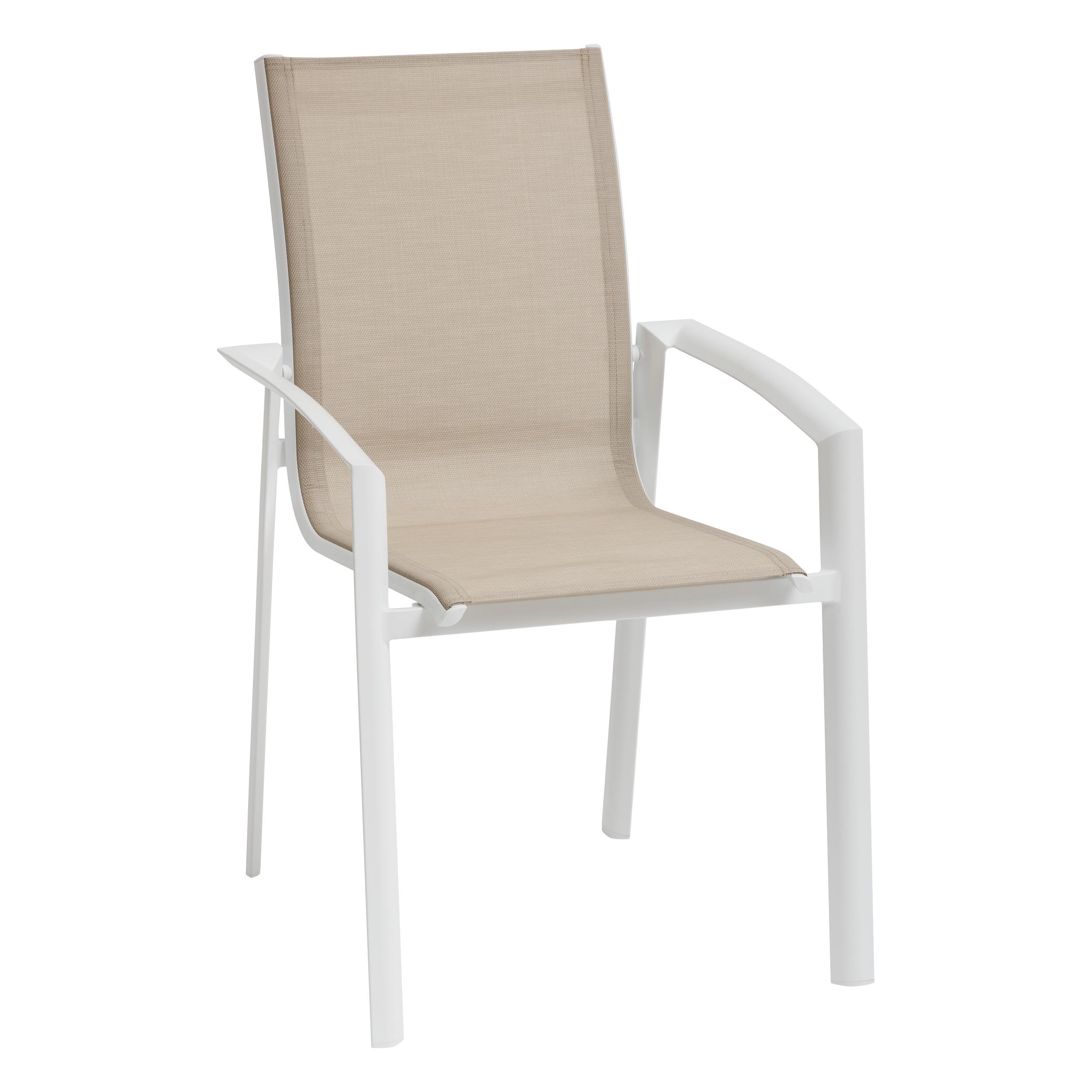 FAUTEUIL AXANT LIN BLANC