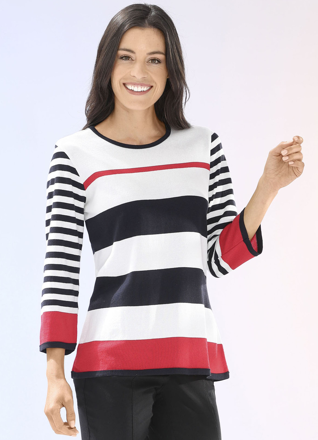 Pullover mit weichem Griff