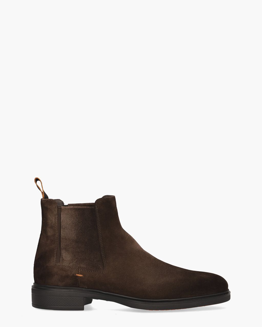 Santoni 18937 Donkerbruin Heren Chelseaboots