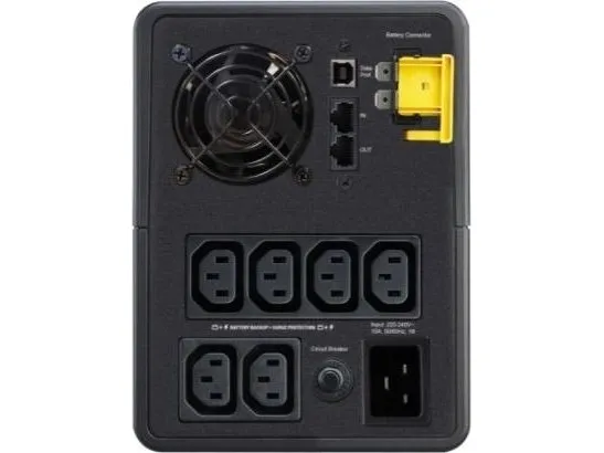 APC Back-UPS BX Series BX2200MI - UPS - AC 230 V - 1200 Watt - 2200 VA - 9 At - output-stikforbindelser: 6