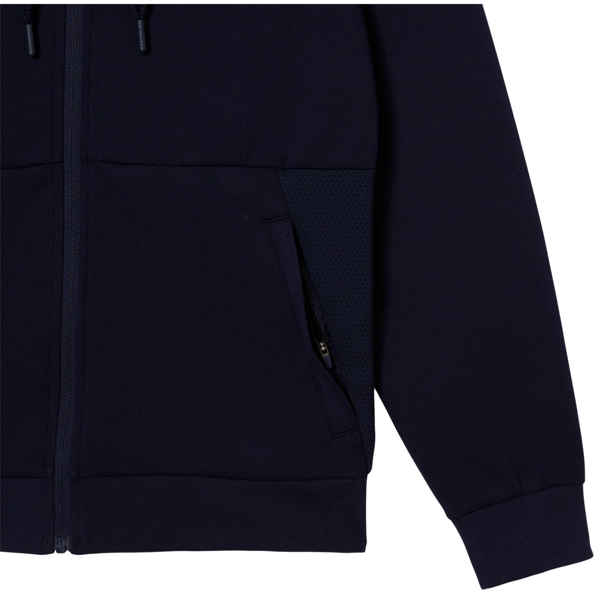 Lacoste Mesh Panels Full Zip Hættetrøje Herre