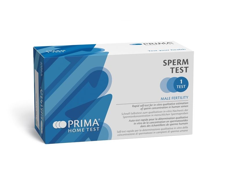 Prima Home Sperm Test 1 Stück Selbsttest zur Überprüfung der Spermenkonzentration