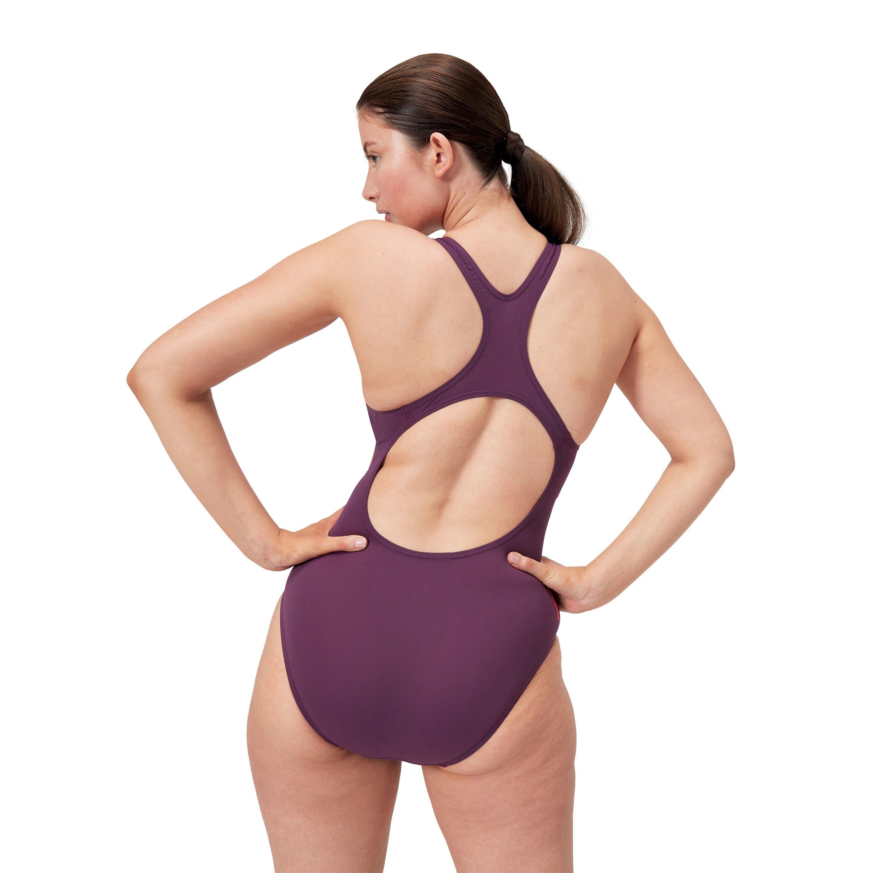 Speedo Digital Printed Medalist Swimsuit Womens
