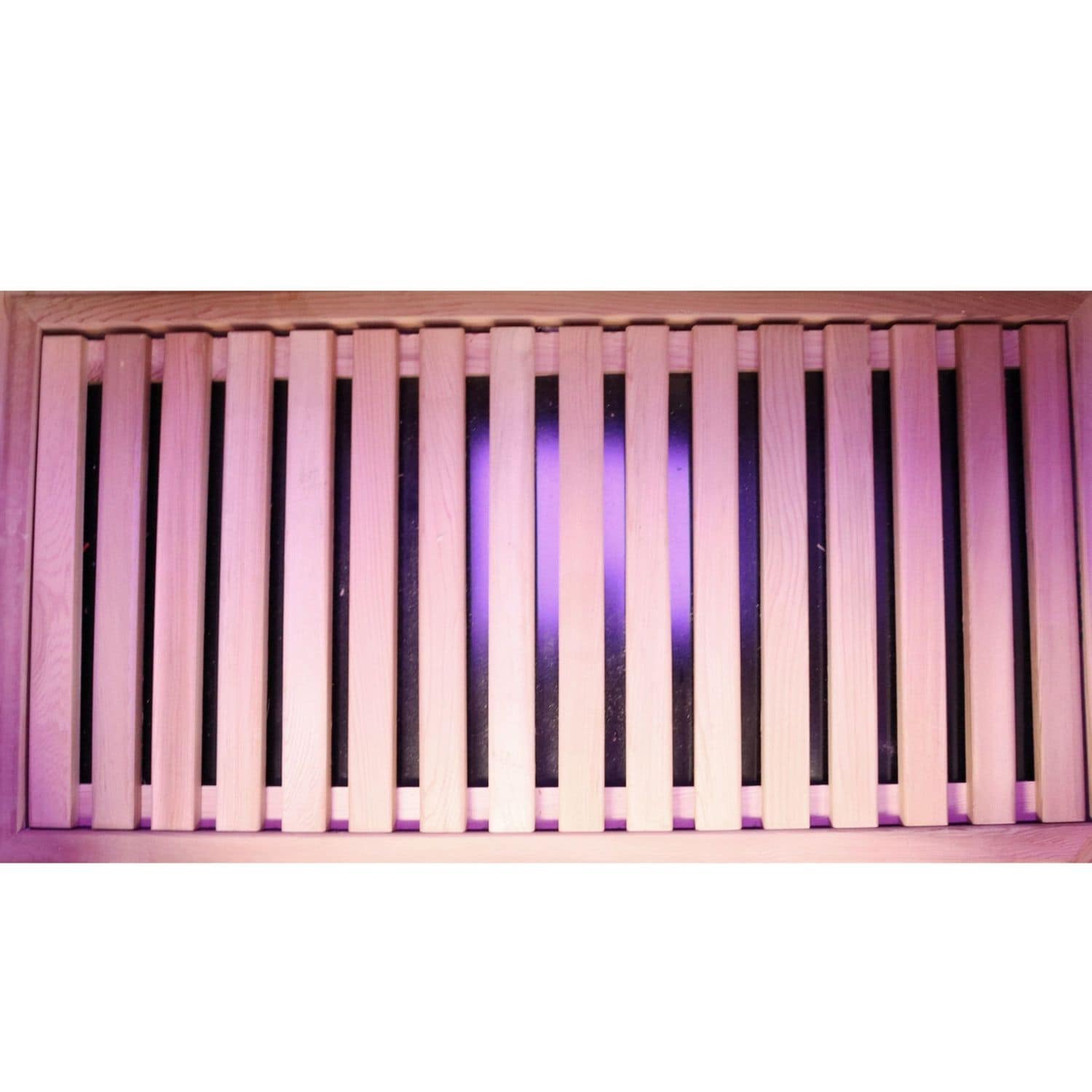 Dewello® Infrarotkabine Infrarotsauna TORONTO 102cm x 102cm inkl. 3 Vollspektrumstrahler, Bodenstrahler, 1 Person, LED