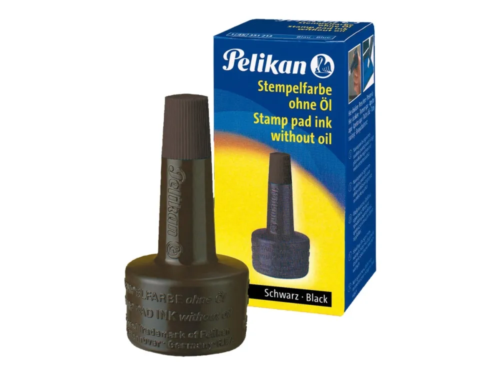 Pelikan 4K - Stempelblæk - sort - 28 ml - for P/N: 336214, 336222, 337709, 337725, 337733, 337741