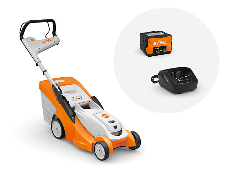Tondeuse à gazon à batterie RMA 239.1 C Stihl chargeur et batterie inclus
