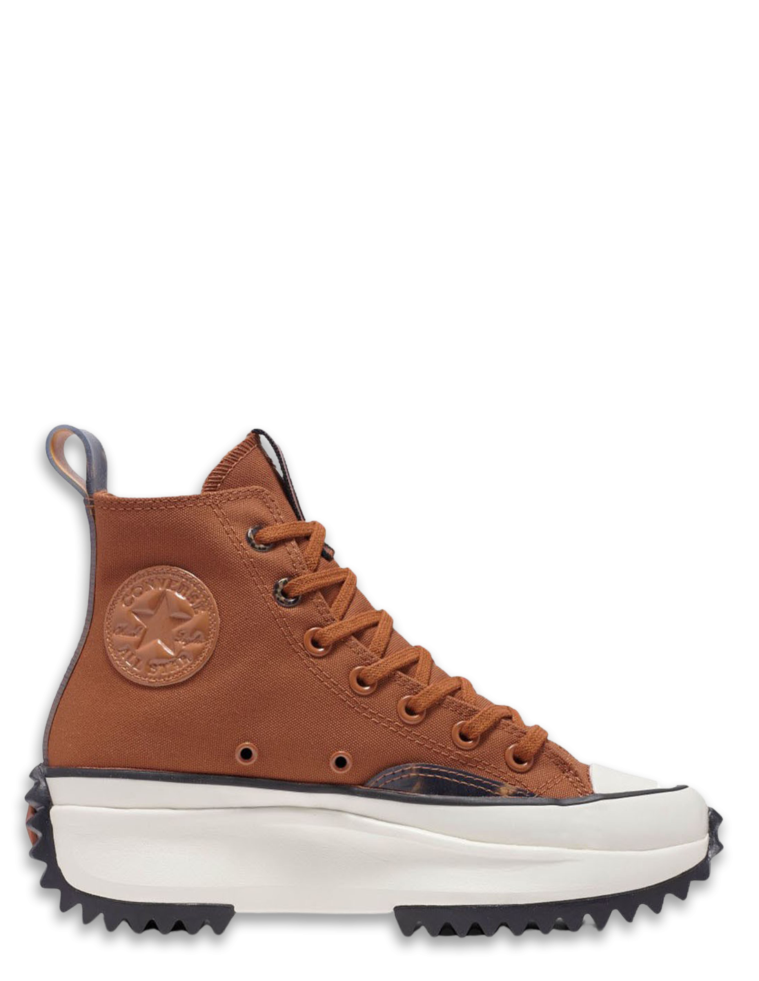 converse Sneakers Femme run star hike hi tawny owl/black/egret