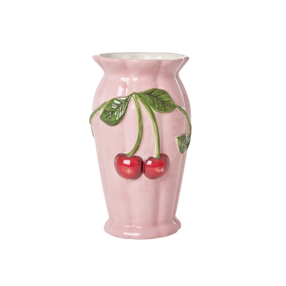 RICE  Keramik vase, Cherry Sculpture - H 20 cm.