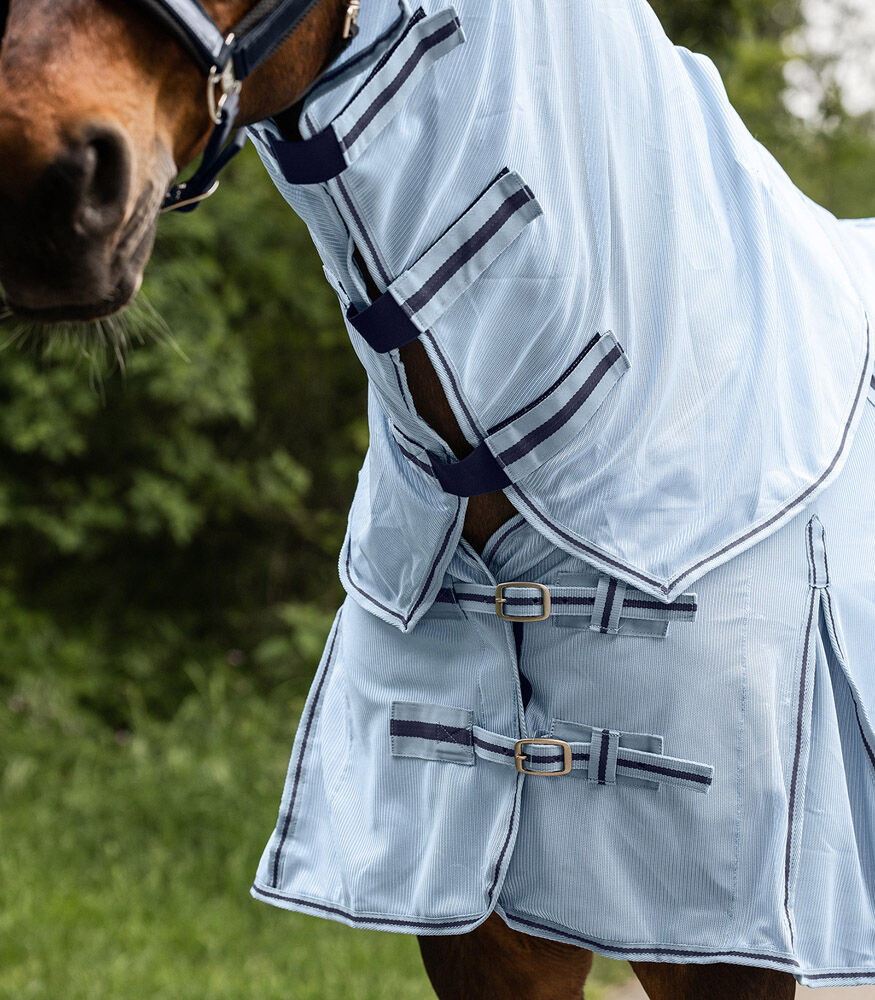 Waldhausen Pro - Halsstuk van Vliegendeken - Paardendeken - Blauw - Cob