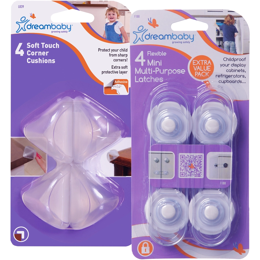 Dreambaby® Deluxe Schutzset 8-teilig, Transparent