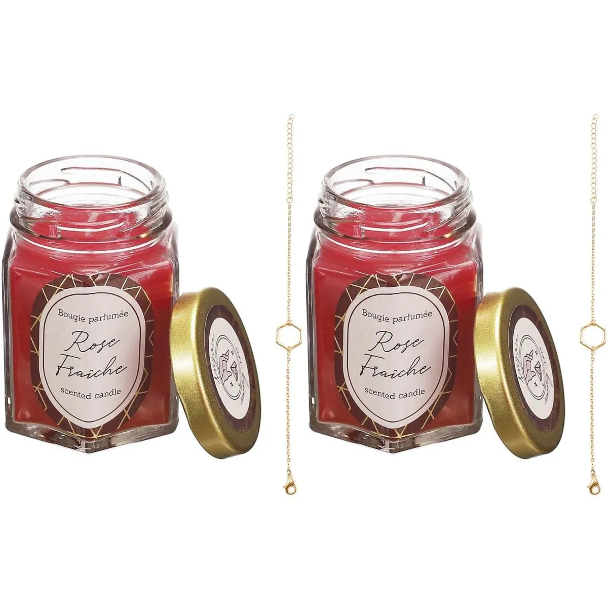 The Concept Factory Bougie Parfumée/Bijou Surprise (x2)