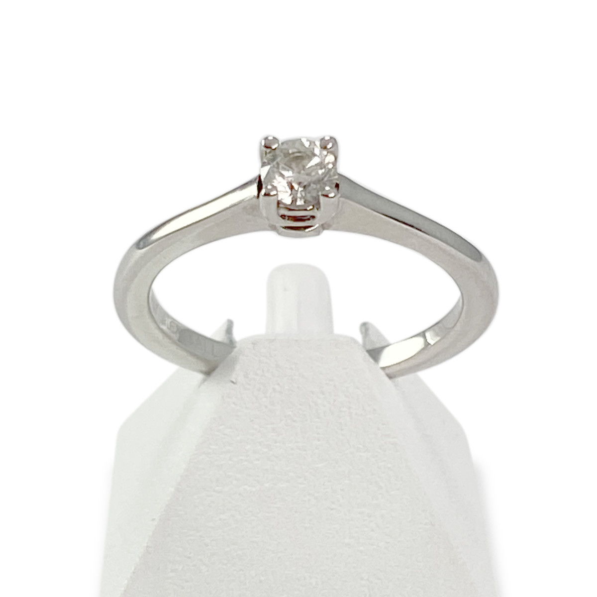 Solitaire d'occasion or 750 blanc