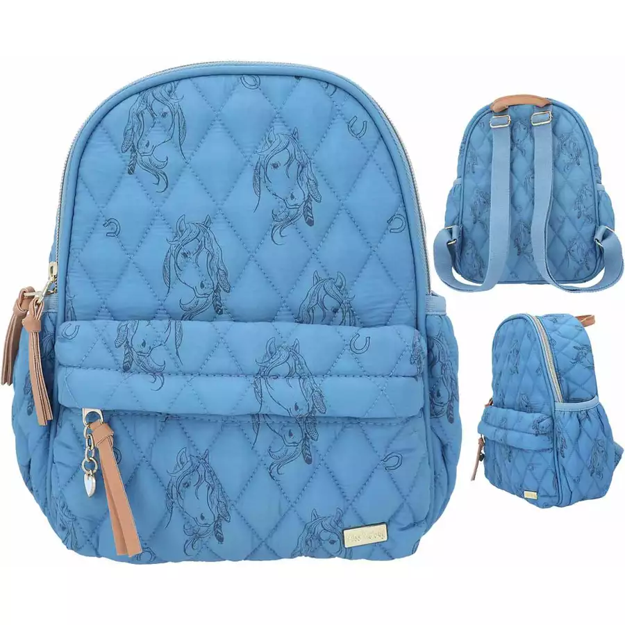 Depesche Rucksack Blue Quilt Miss Melody blau