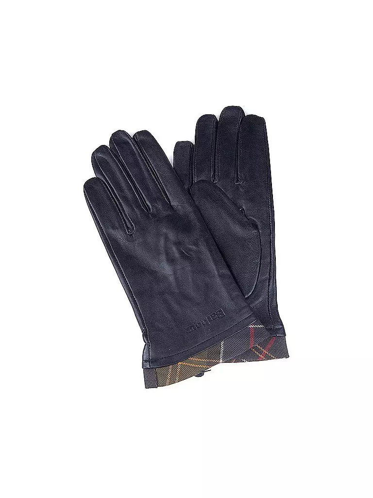 BARBOUR Lederhandschuhe schwarz