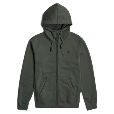 Sweatshirt zippé à capuche homme Premium Core GRIS G-STAR