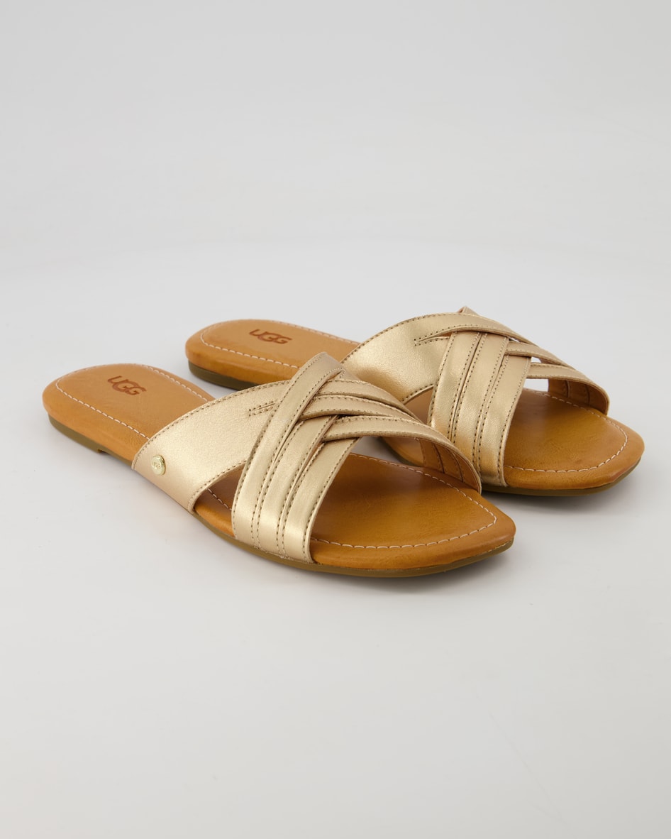 UGG Kenleigh Slide Pantoletten in Gold
