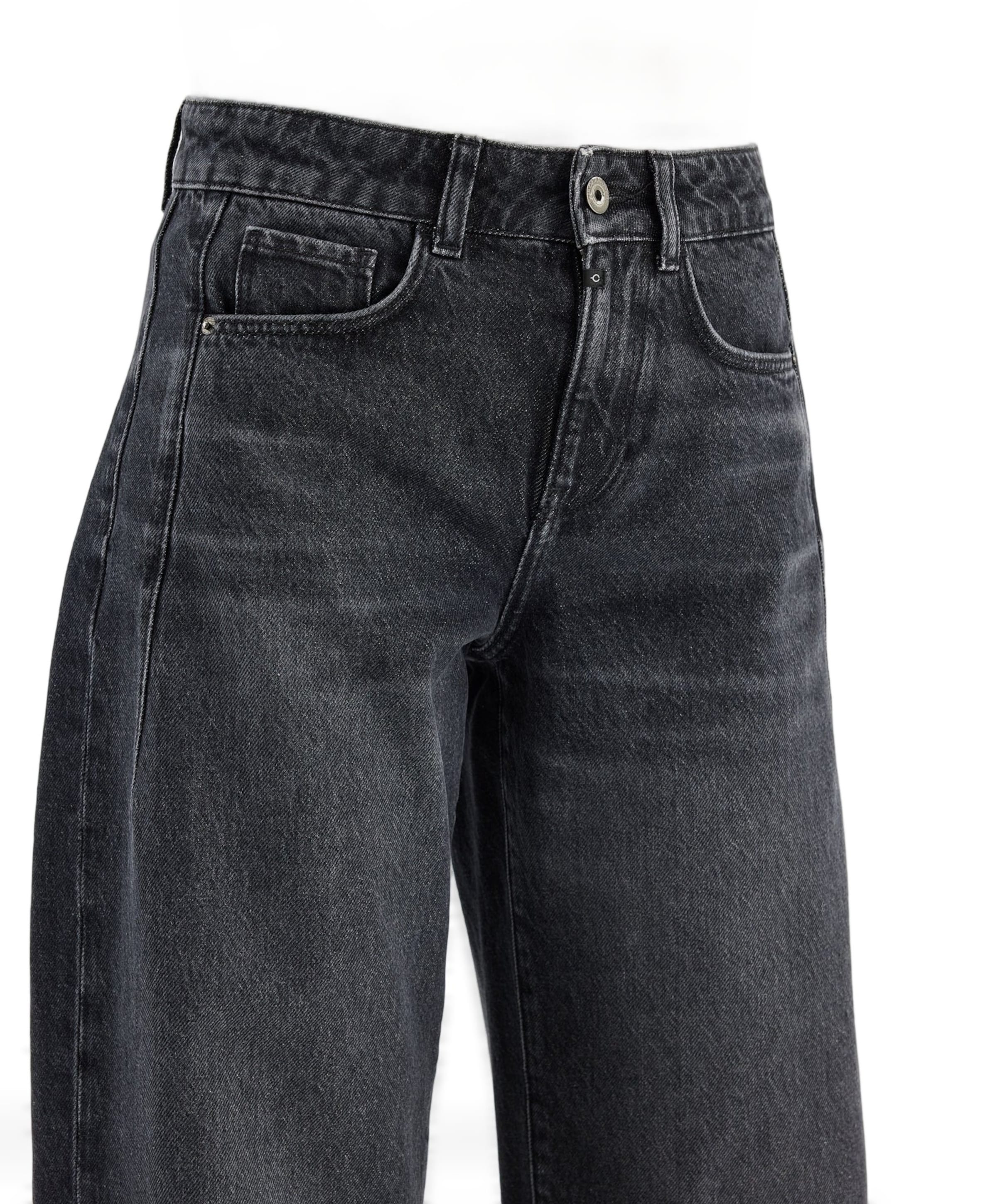 Cup of Joe Denim mid waist balloon jeans dames jeans zwart