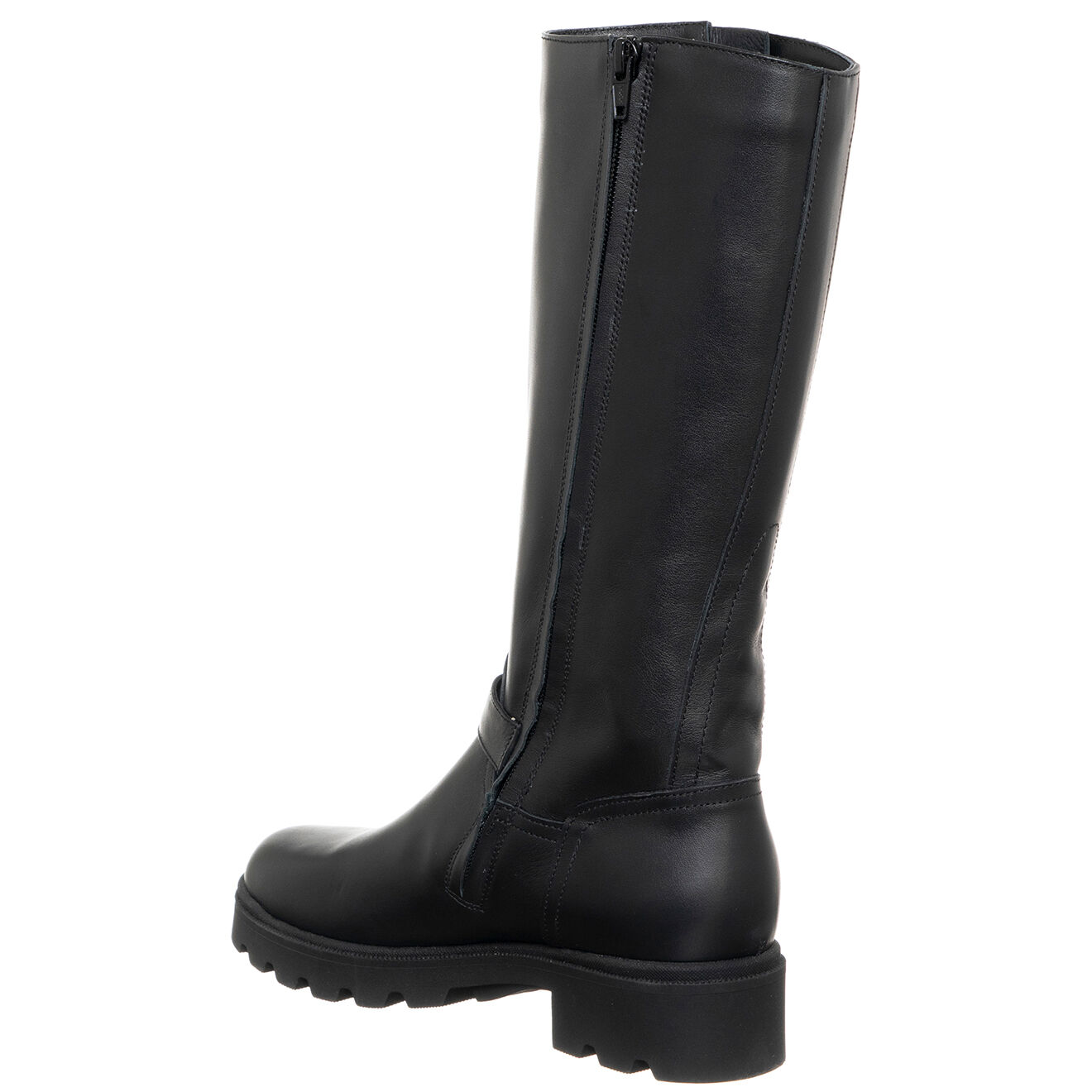 Patrizia Pepe Bottes en Cuir Anastasia noires