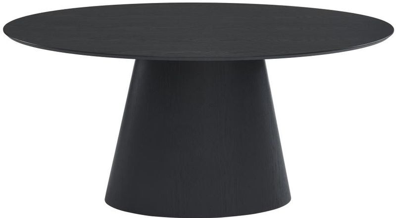 ANTELADA - Eettafel - Zwart - MDF - Voor 6 Personen