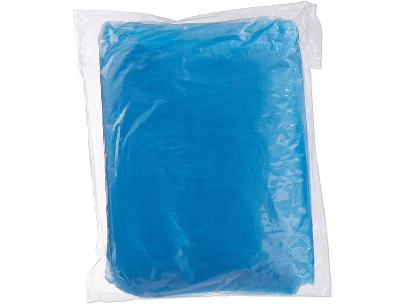 relaxdays Regenponcho 20 Stück, Blau Regenschutz