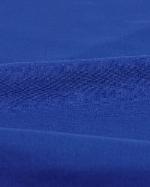 housse de couette coton doux 200 x 200/220 bleu cobalt