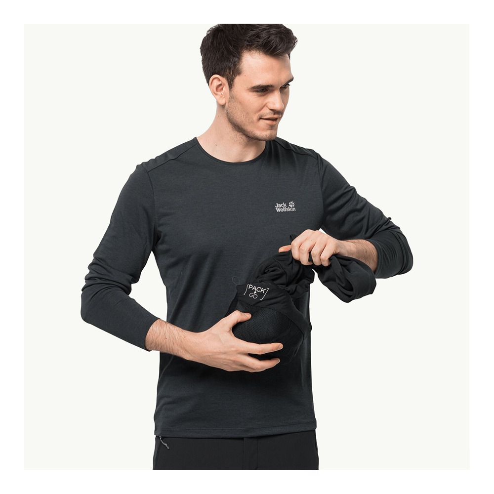 Jack Wolfskin PACK & GO - Polaire Homme black