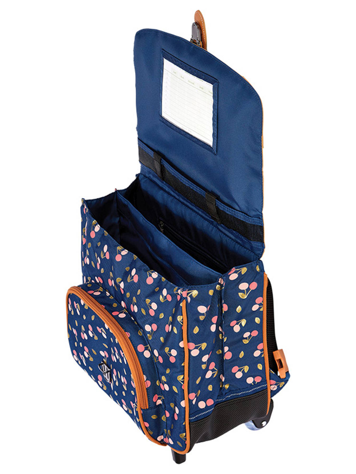Cartable  roulettes 2 compartiments TANN'S