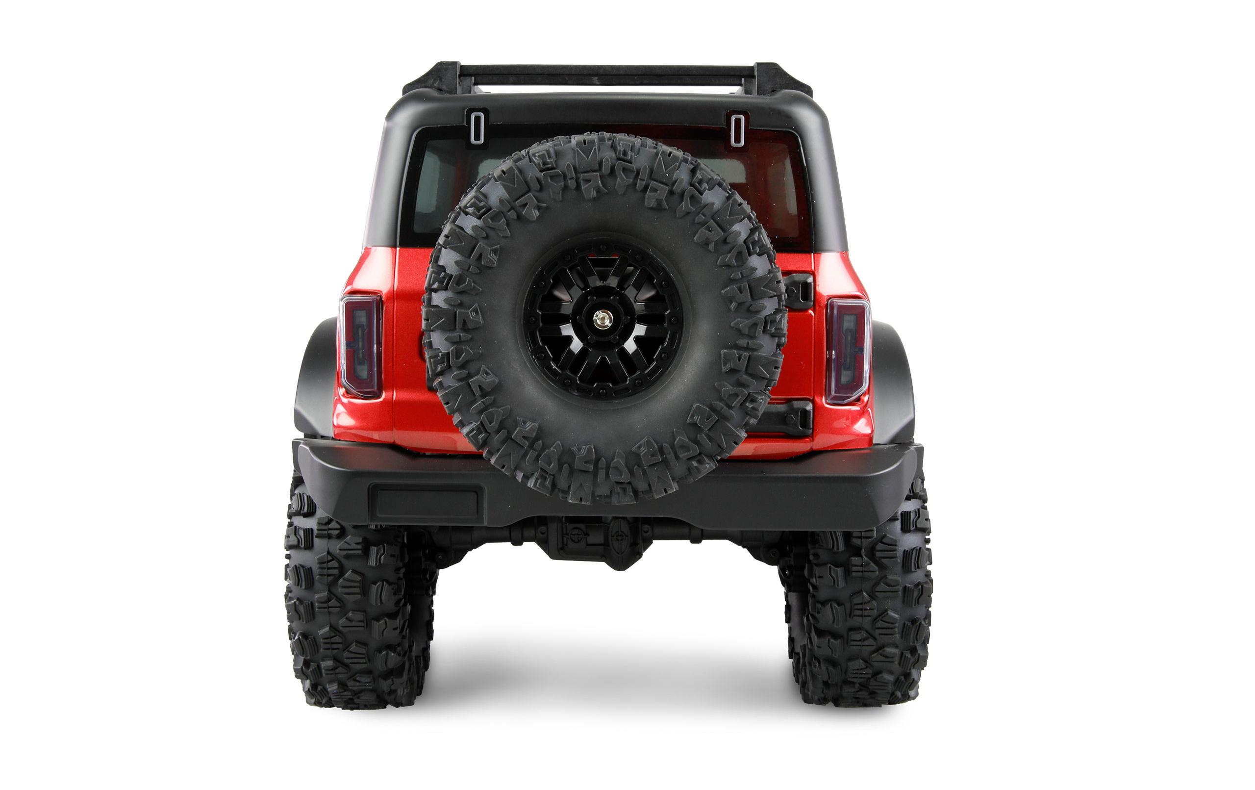 Scale Crawler AMXRock CT10 Caballo 4WD Rot, ARTR, 1:10<br>Rock Crawler mit Portalachsen, 2-Gang Getriebe, Differentialsperren und Seilwinde
