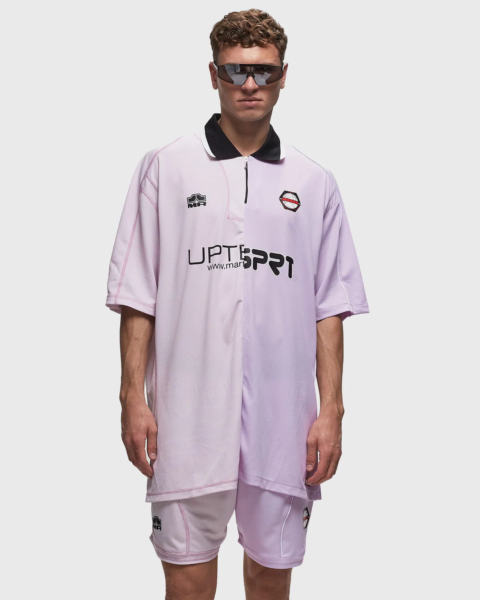 Martine Rose HALF AND HALF FOOTBALL TOP