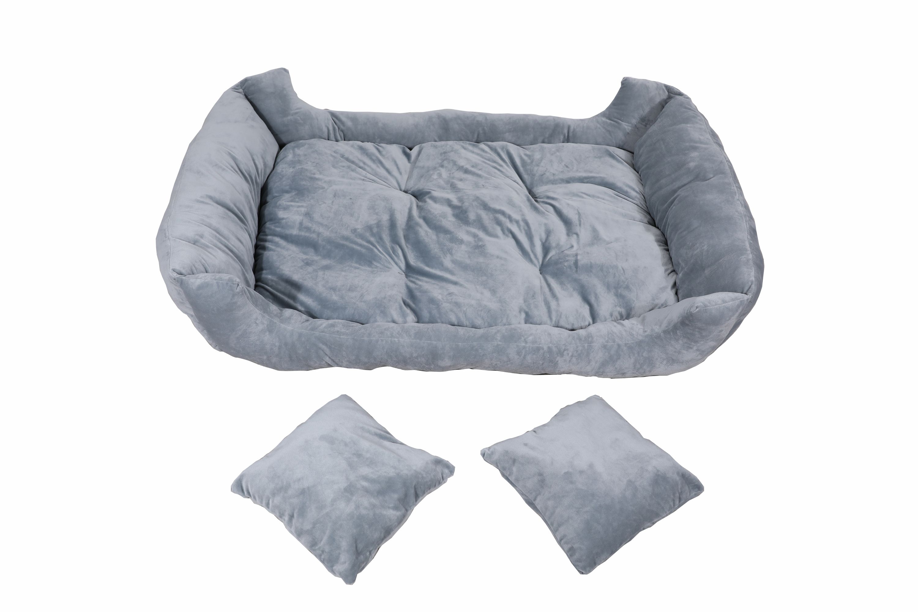Hundebett SCHNUFFEL grau