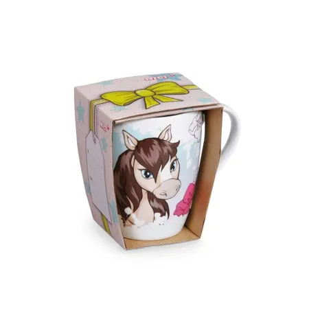 NICI Tasse Pony Loretta Mystery Hearts, 310 ml