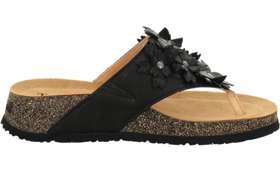 Think! Zehentrenner »Koak«  , Sommerschuh, Schlappen mit süsser Blumendekoration