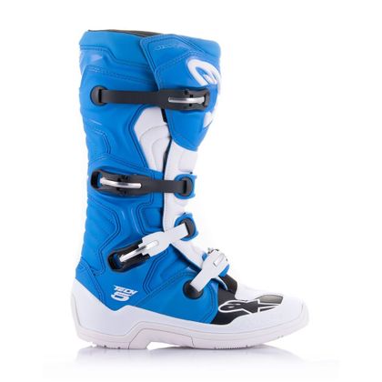 Bottes cross Alpinestars TECH 5 - BLUE / WHITE 2023 - Bleu / Blanc