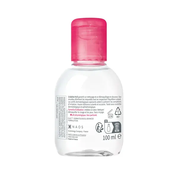 Água Micelar de Limpeza Bioderma Créaline H2O para Pele Sensível 100ml