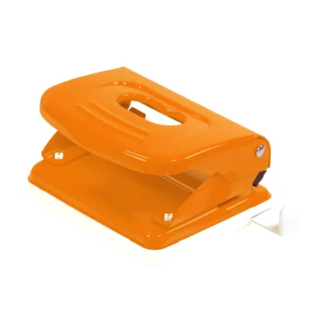 Idena Locher aus Metall orange für 20 Blatt
